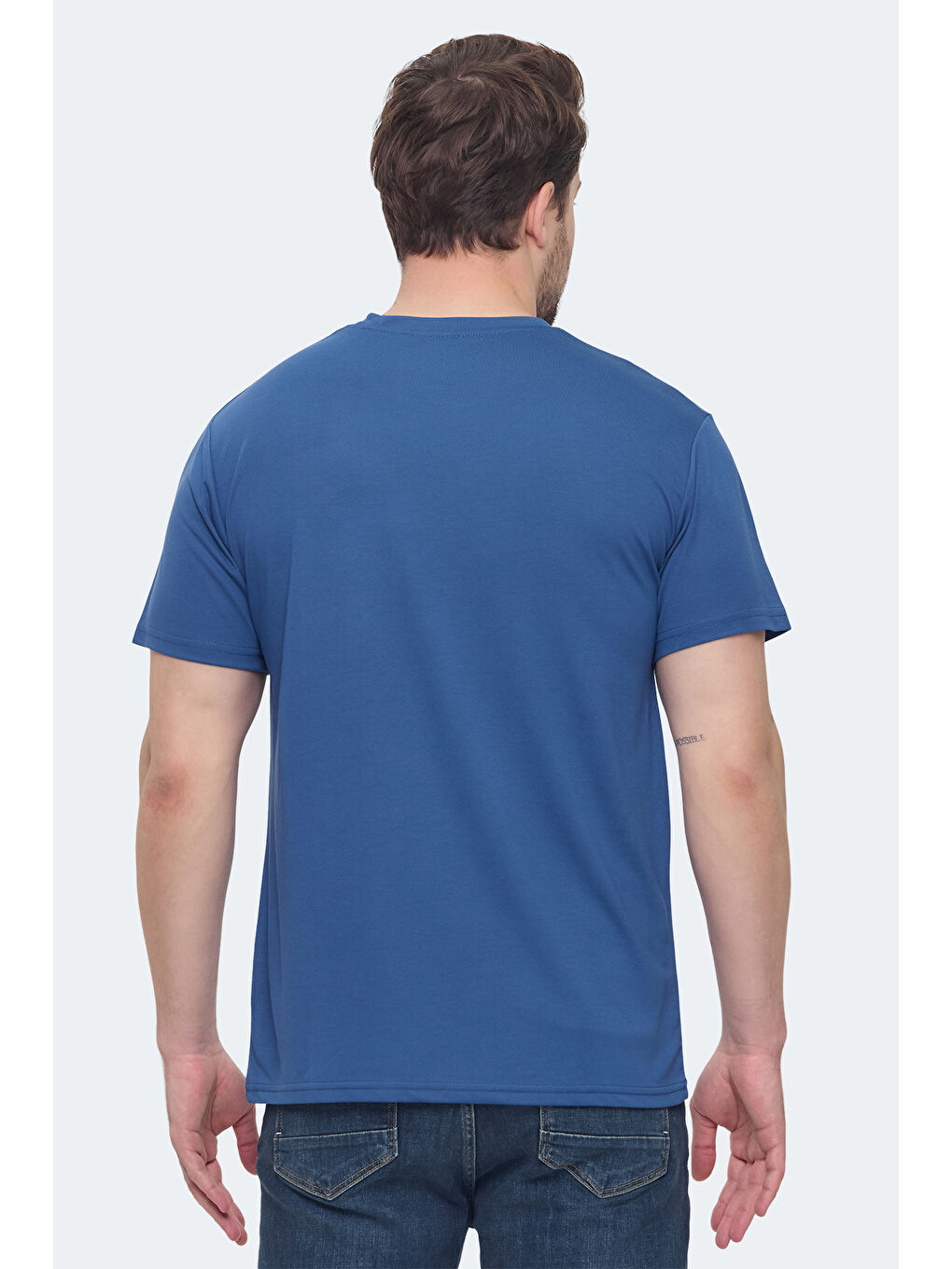 İndigo KRATER Erkek Indigo Tişört-1