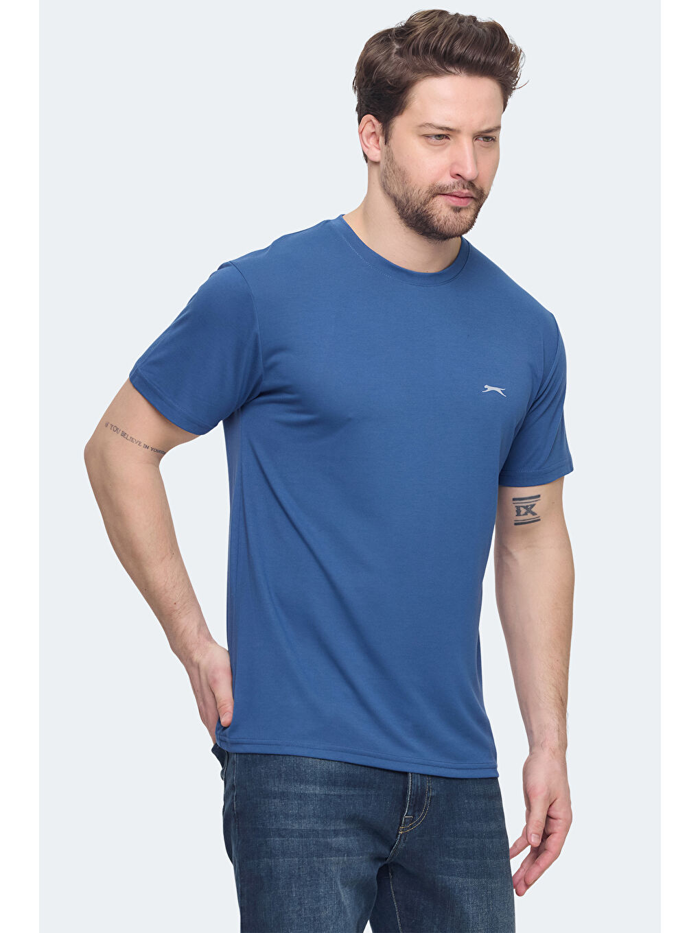 İndigo KRATER Erkek Indigo Tişört-2