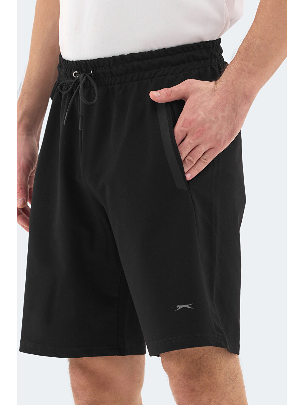 RAYAN Erkek Cepli Siyah Şort-4