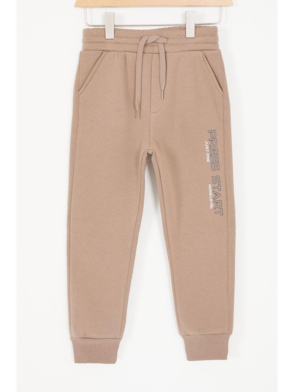 Mavi Just Baskılı Fermuarlı Yaka Erkek Çocuk Şardonlu Eşofman Takımı 16961-3