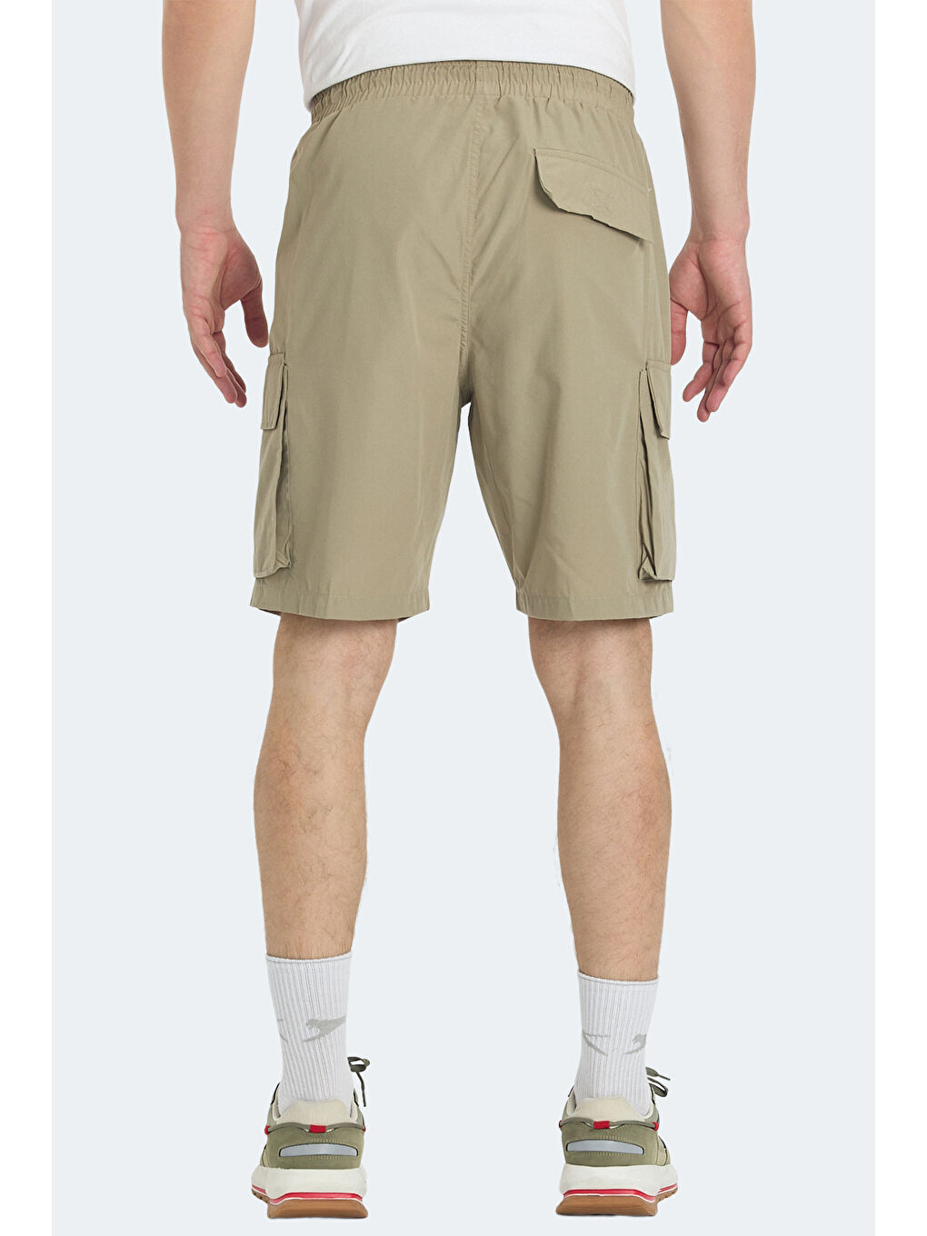 RODYA Erkek Cepli Kargo Bej Şort-5