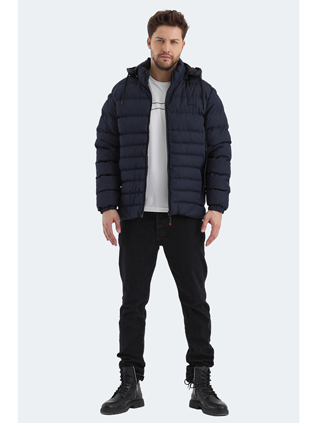 HADI Erkek Şişme Mont  Lacivert-6