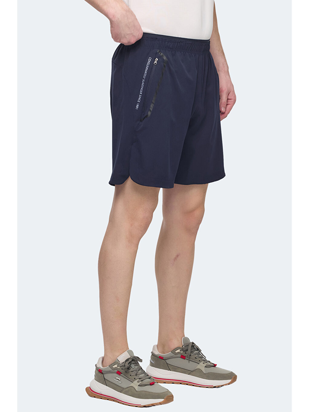 VIKTOR Erkek Cepli Lacivert Şort-2