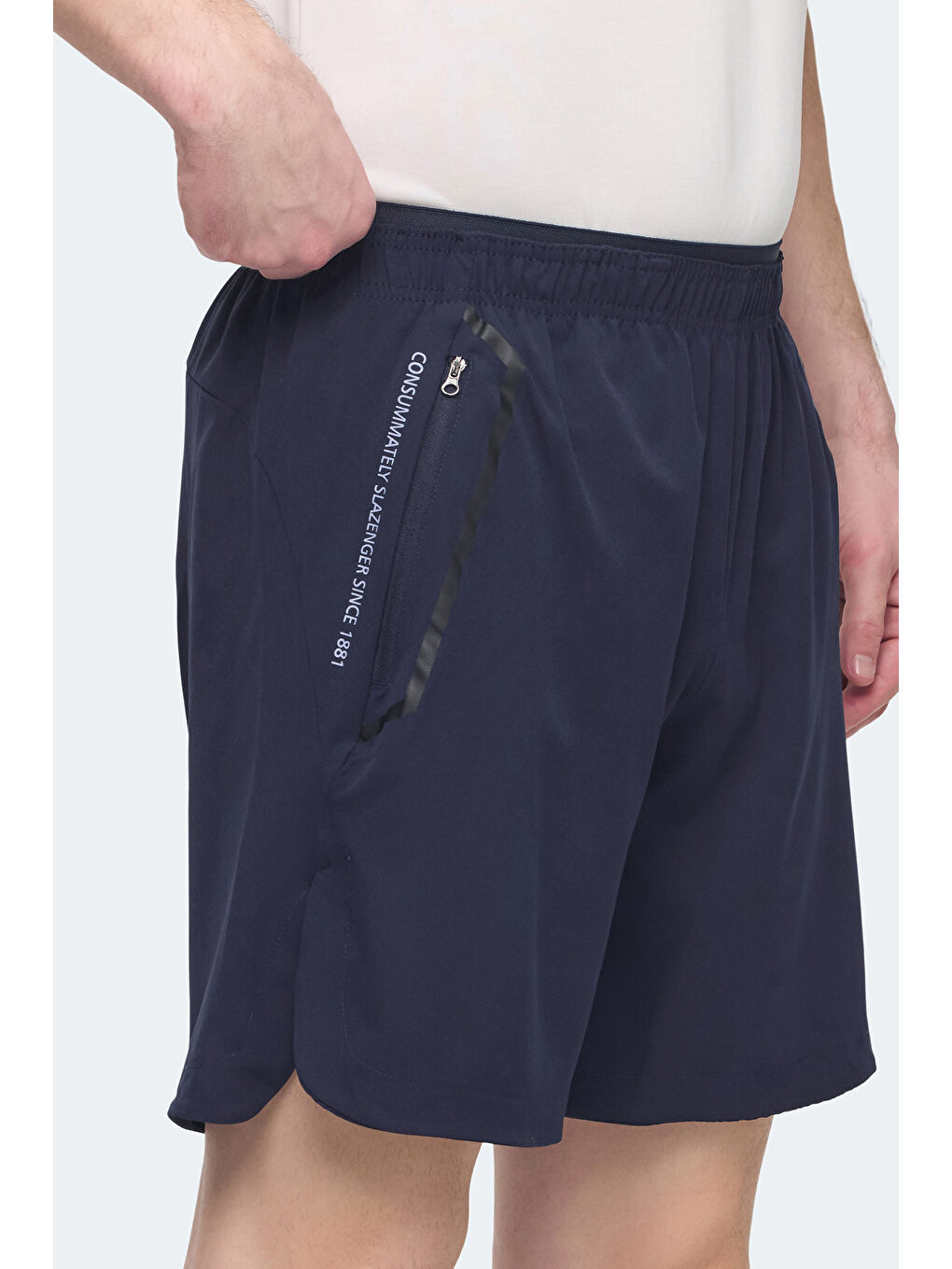 VIKTOR Erkek Cepli Lacivert Şort-4