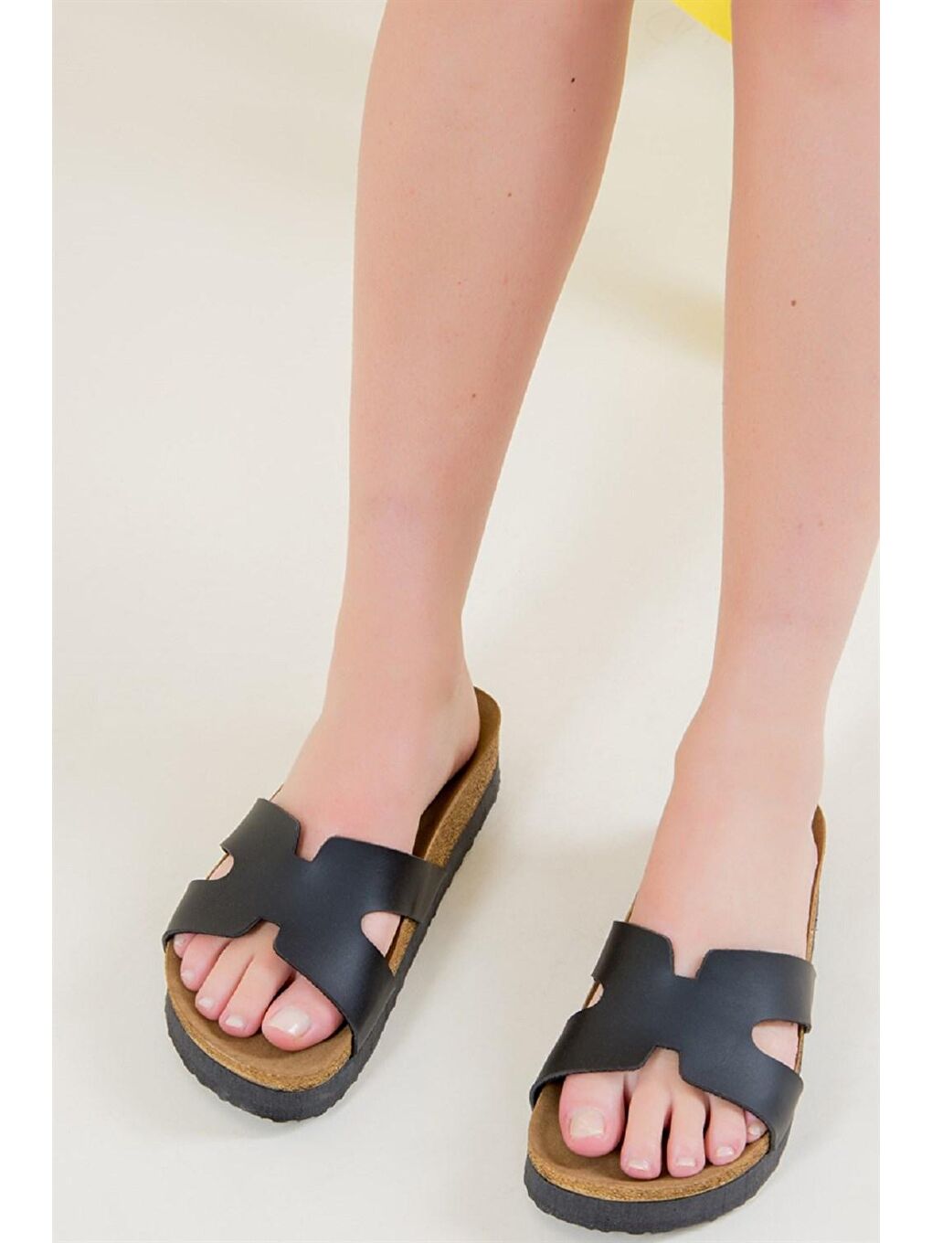 F777771509 Siyah Kadın Terlik-2