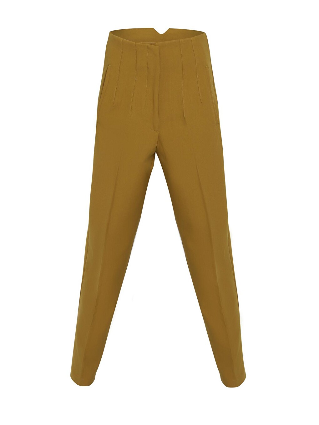 Yeşil Pens Detaylı Pantolon Olive-1