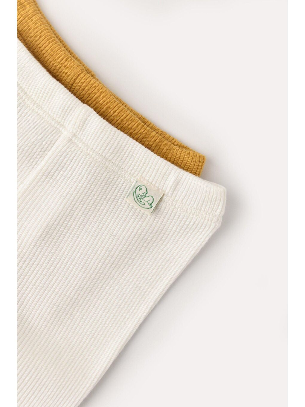 Beyaz Modal 2'li Patikli Eşofman Altı Pantolon-1