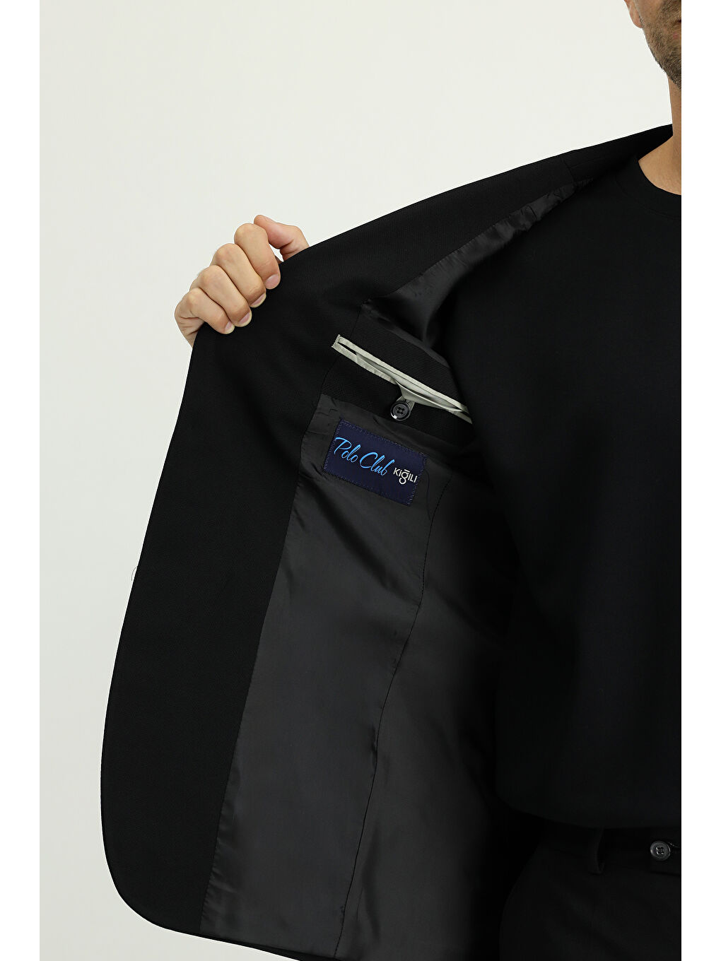 Siyah Regular Fit Klasik Takım Elbise-6