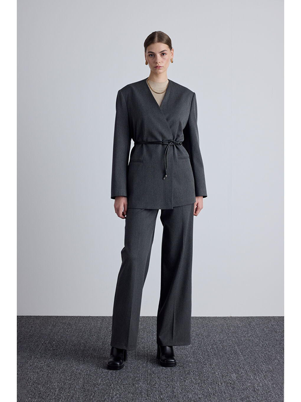 New Classıcal Pantolon Antrasit-2