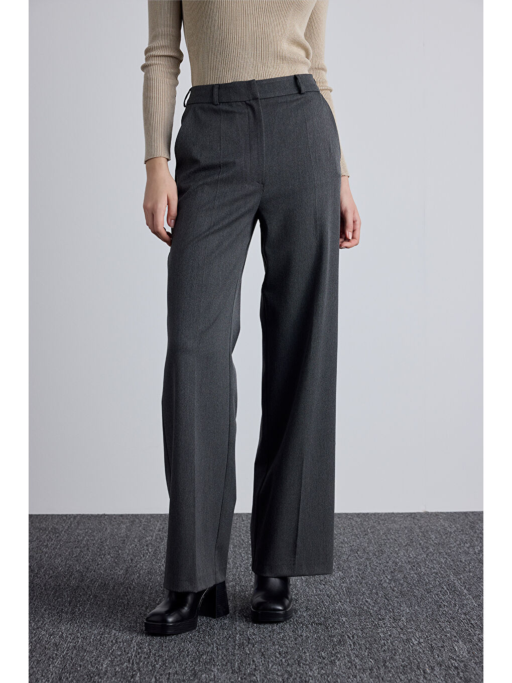 New Classıcal Pantolon Antrasit-5