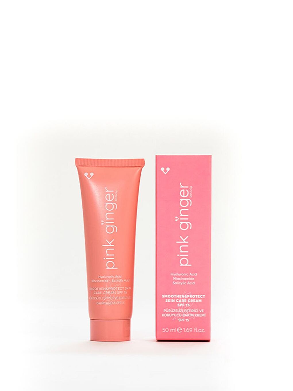 Pink Ginger Pürüzsüzleştirici ve Koruyucu Bakım Kremi SPF 15 50 ml-1