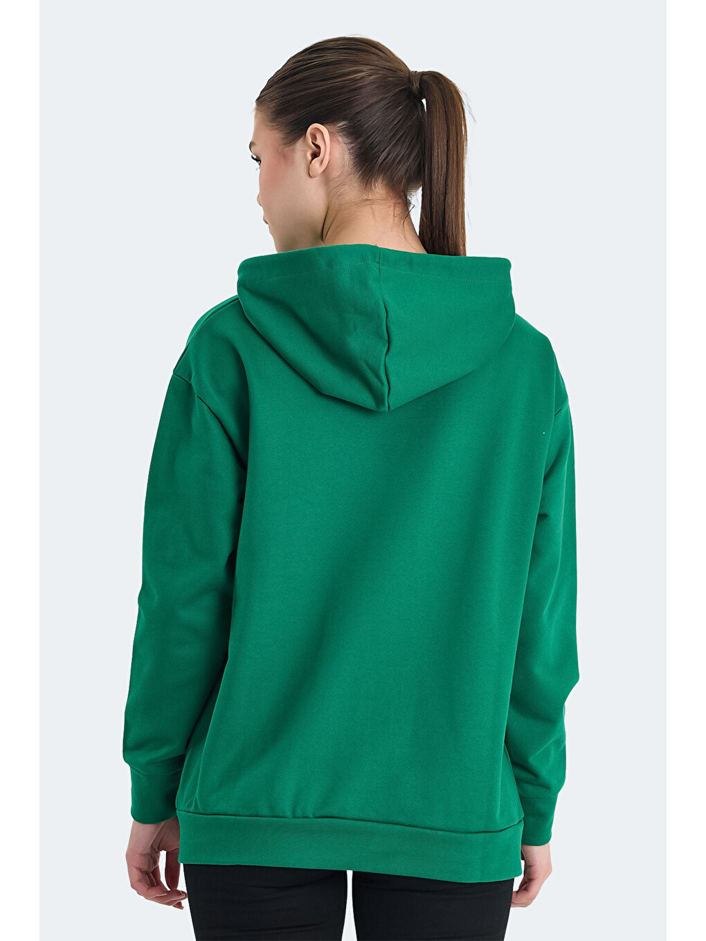 KATHLEENA IN Kadın Oversıze Yeşil Sweatshırt-1