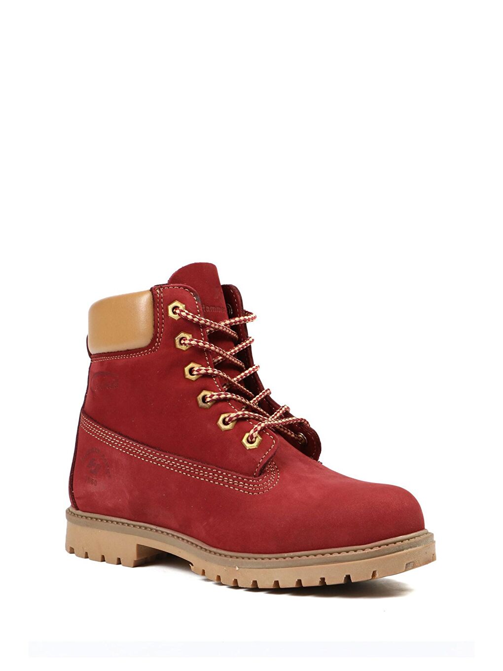 Hakiki Deri Bordo Nubuk Unisex Bot-2