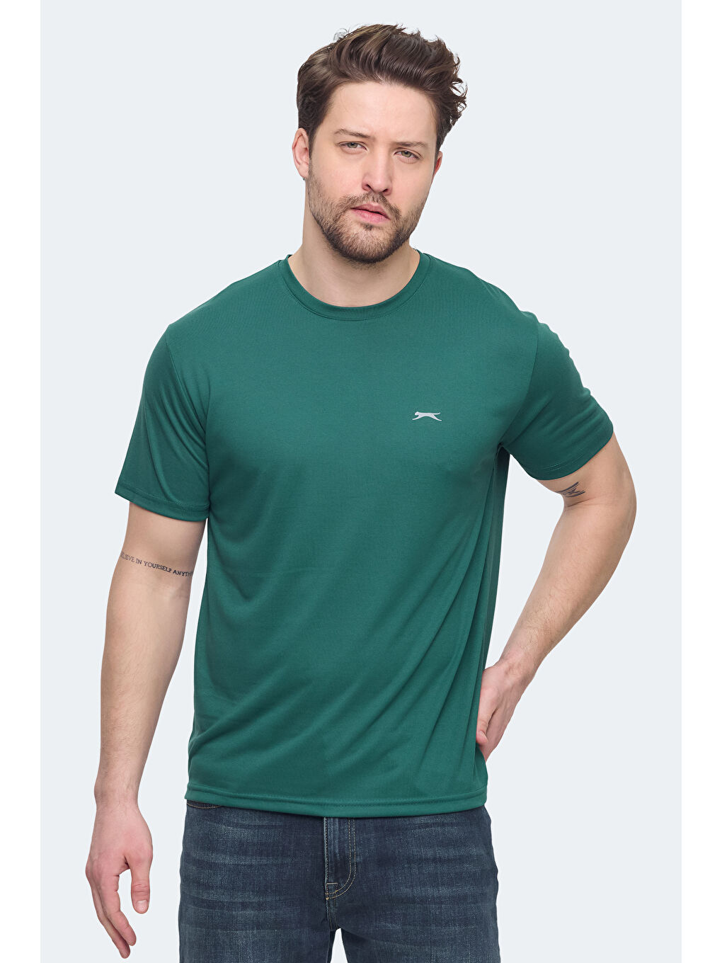 KRATER Erkek Yeşil Tişört-5