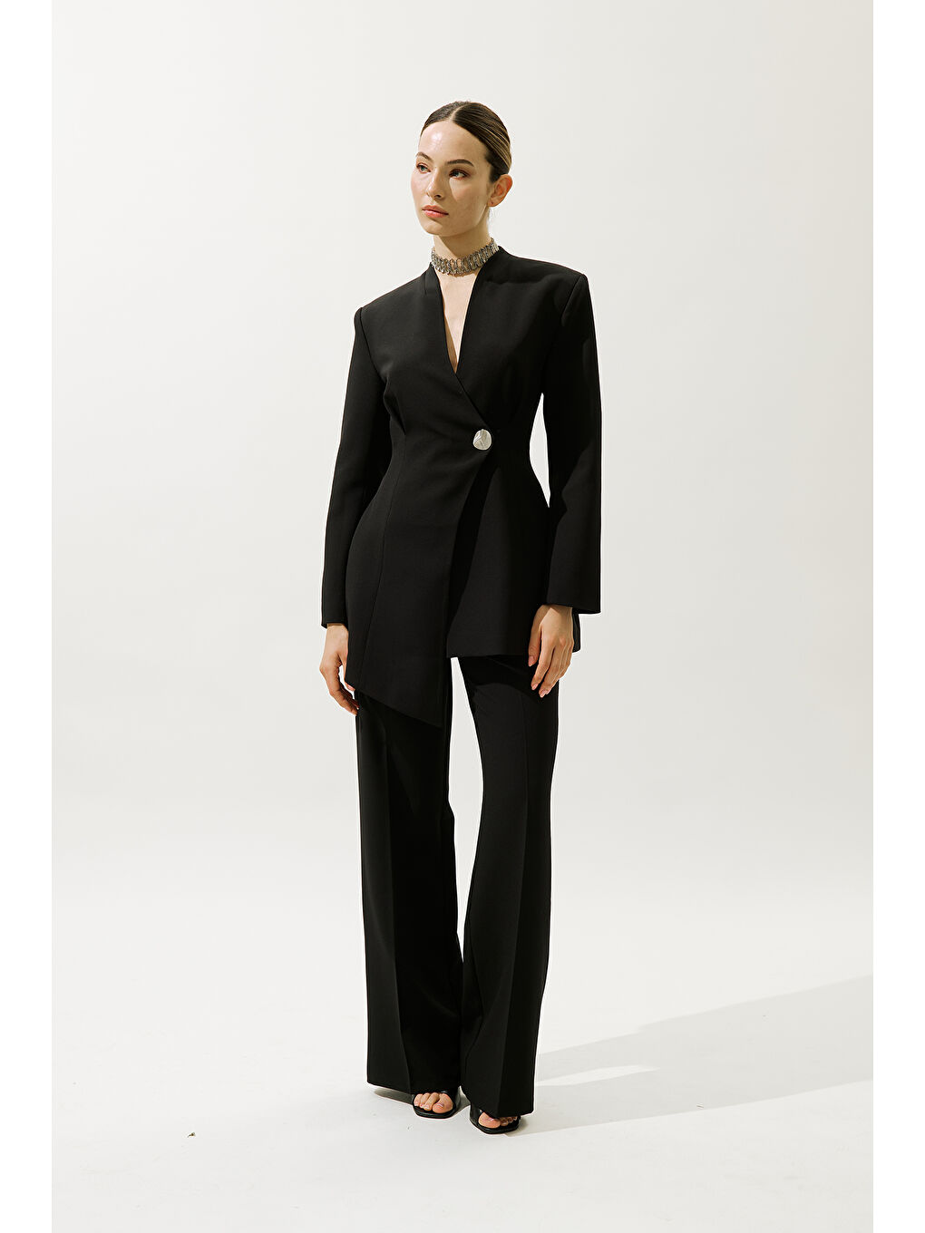 Valentıne Blazer Ceket Siyah-4