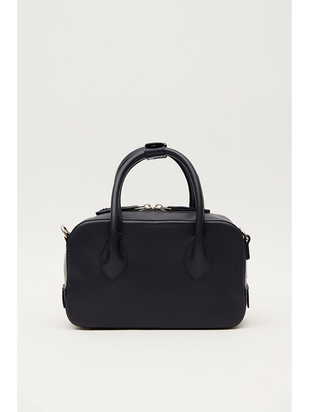 Ester Deri Kutu Çanta Lacivert-4