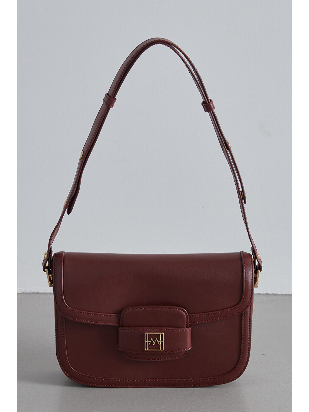 Premıum Kapaklı Çanta Bordo-4