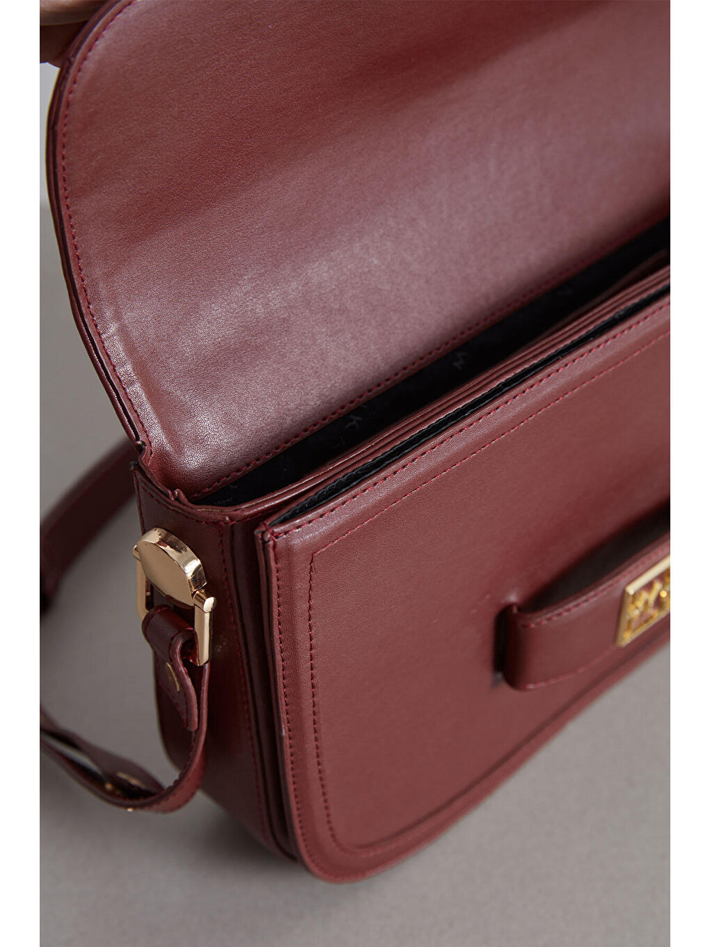 Premıum Kapaklı Çanta Bordo-6