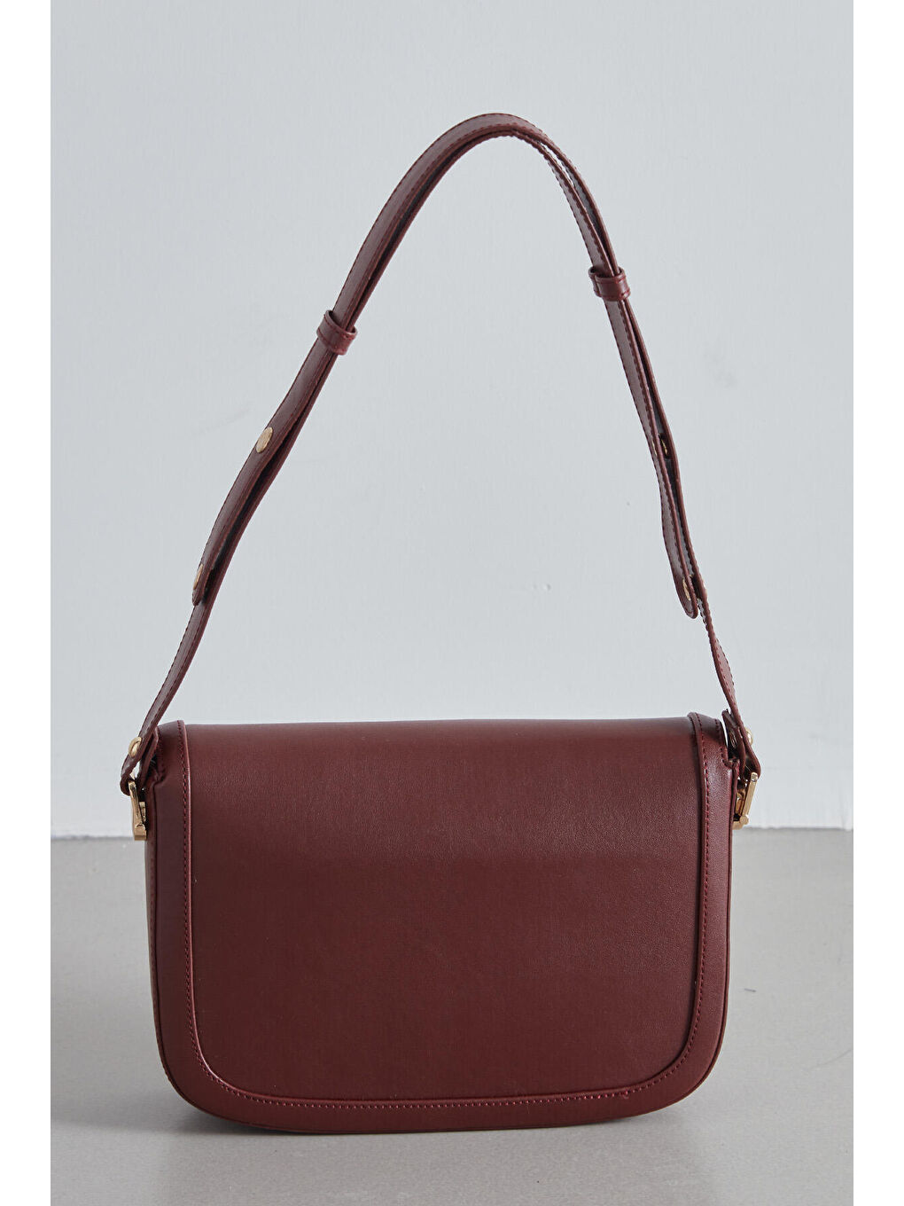 Premıum Kapaklı Çanta Bordo-7