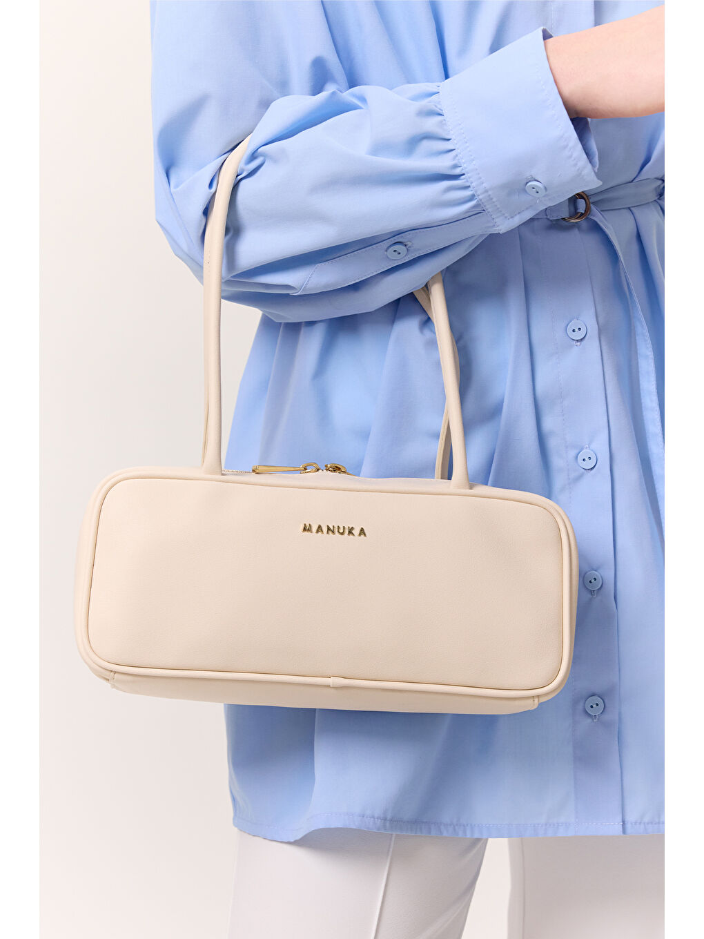 Sımona Bowling Çanta Bej