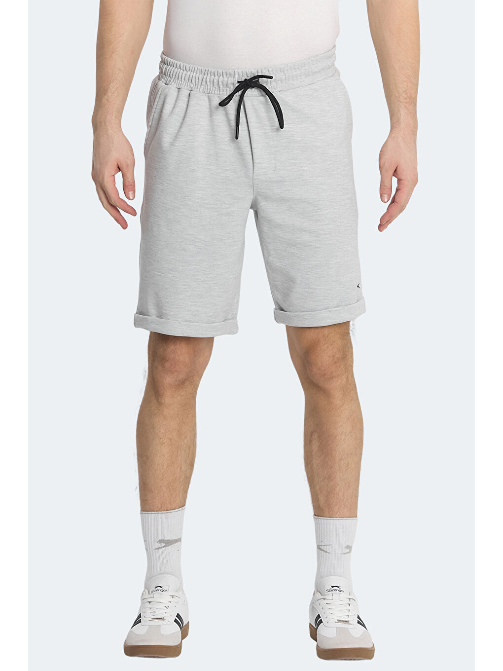 NOVA Erkek Cepli Gri Şort-1