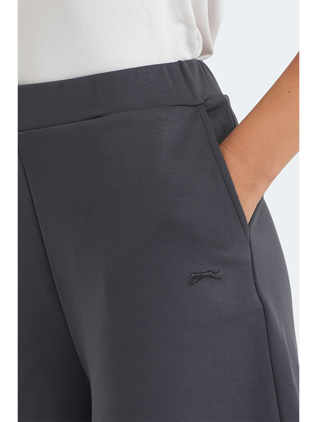 Kadın Şort Koyu Gri-3