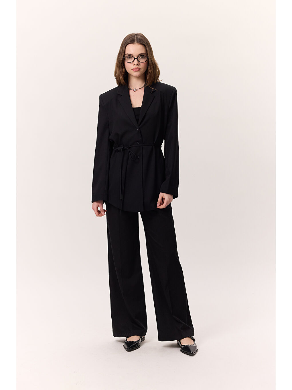 Geniş Paçalı Palazzo Pantolon Siyah