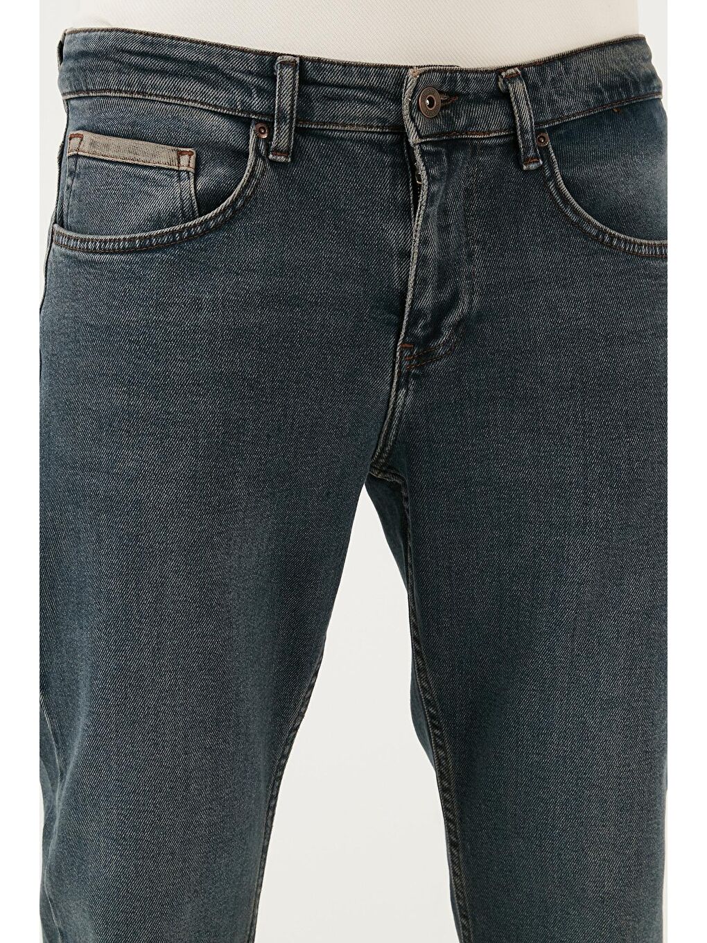 Mavi Pamuklu Yüksek Bel Comfort Fit Boru Paça Jeans 4401J26 TEXAS-4