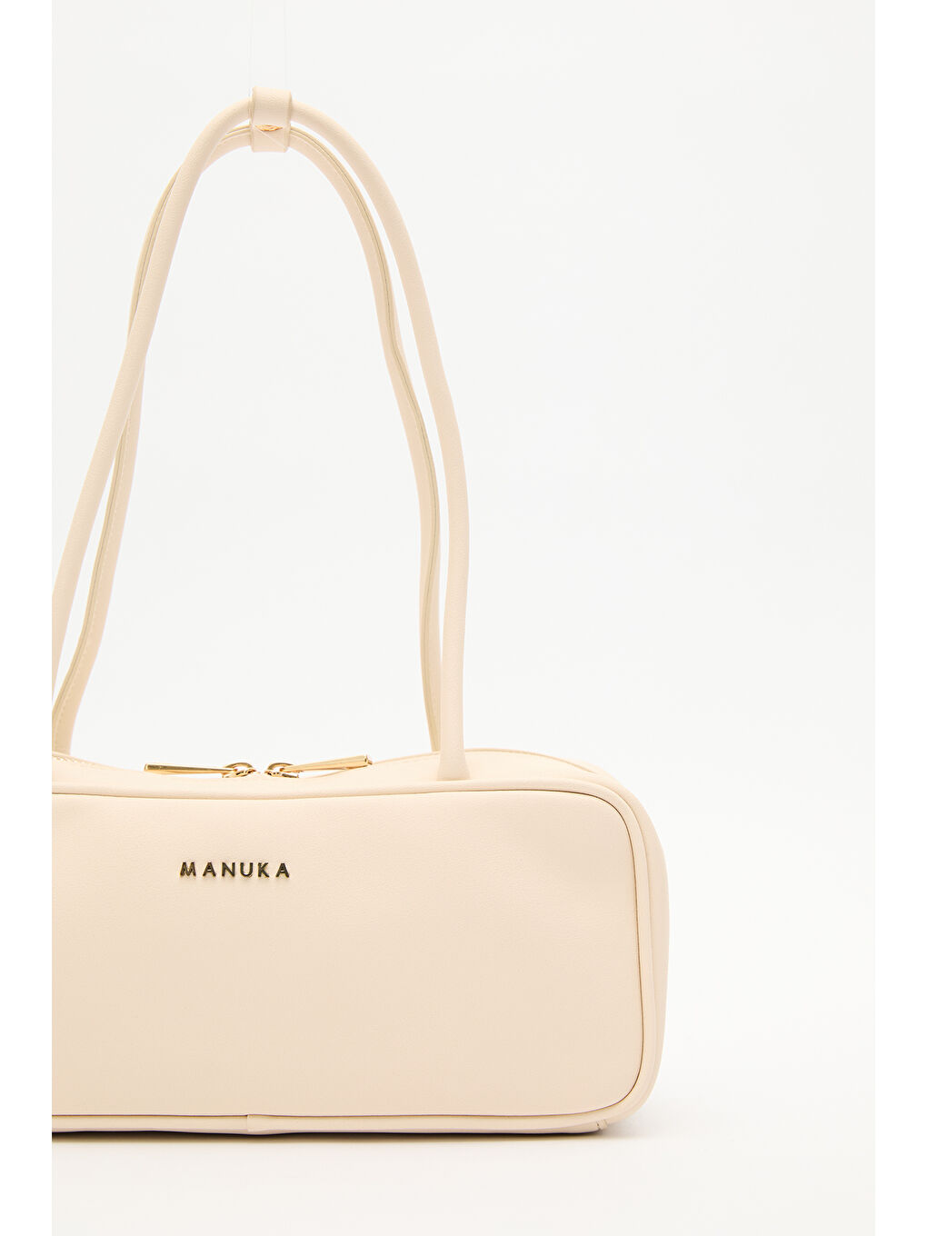 Sımona Bowling Çanta Bej-4