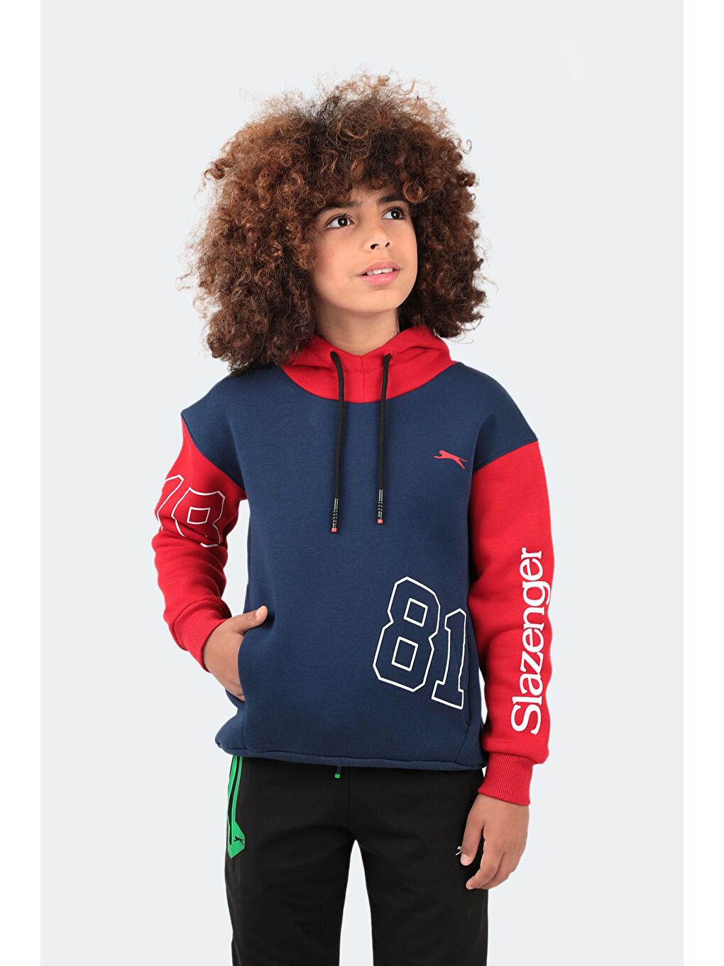 SLAZENGER Lacivert-Kırmızı DJURO Unisex Çocuk Sweatshirt Lacivert / Kırmızı - 2