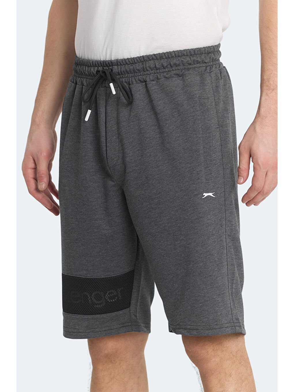 NUKA Erkek Cepli Kapri Koyu Gri Şort-3