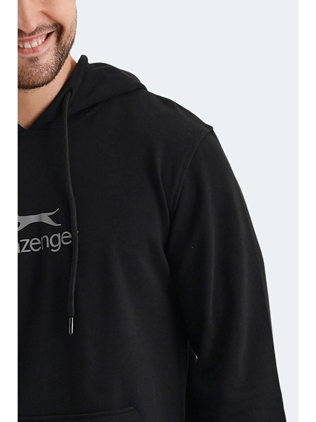 ONCA  Erkek Hoodie Siyah-4