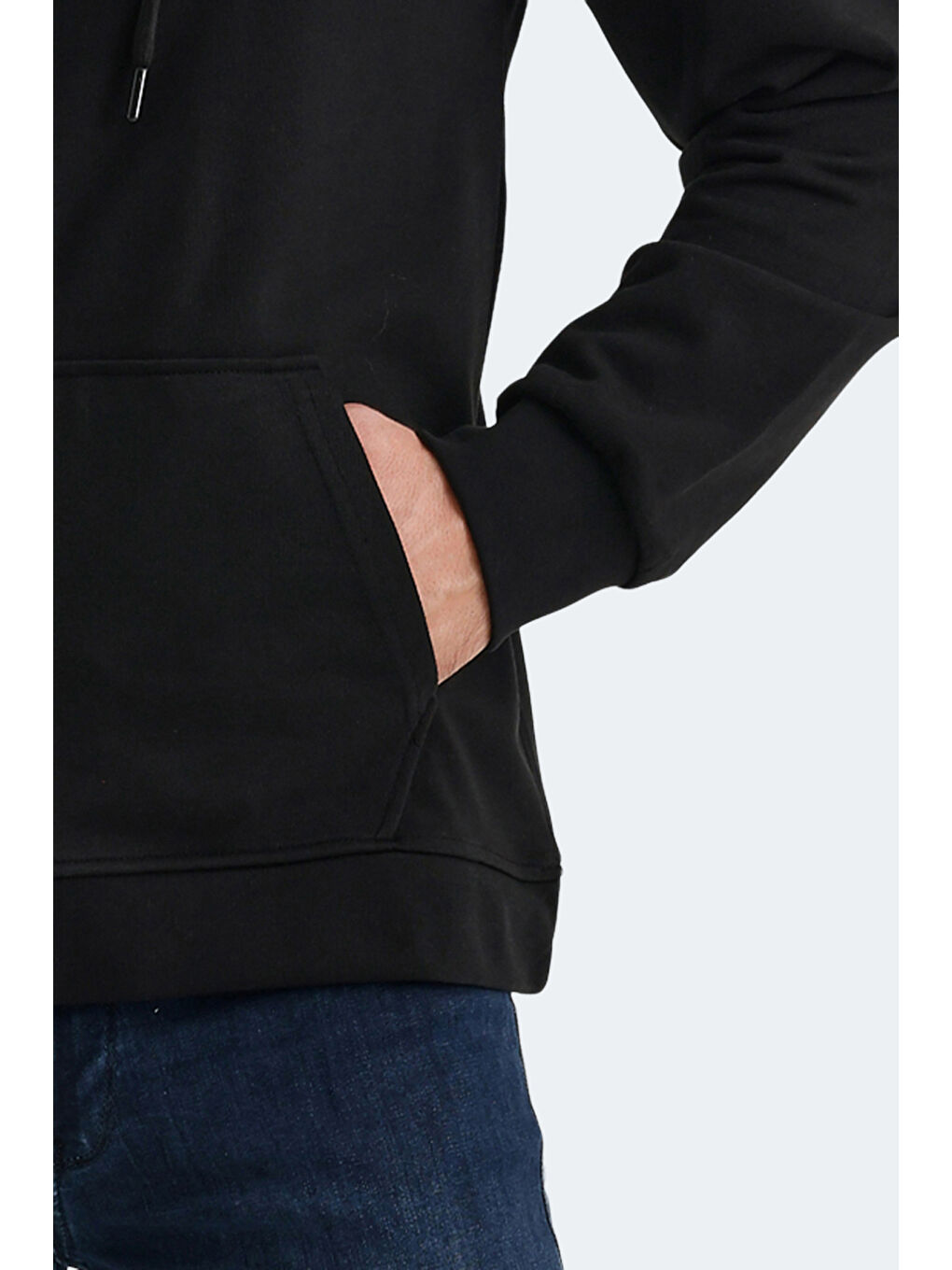 ONCA  Erkek Hoodie Siyah-5