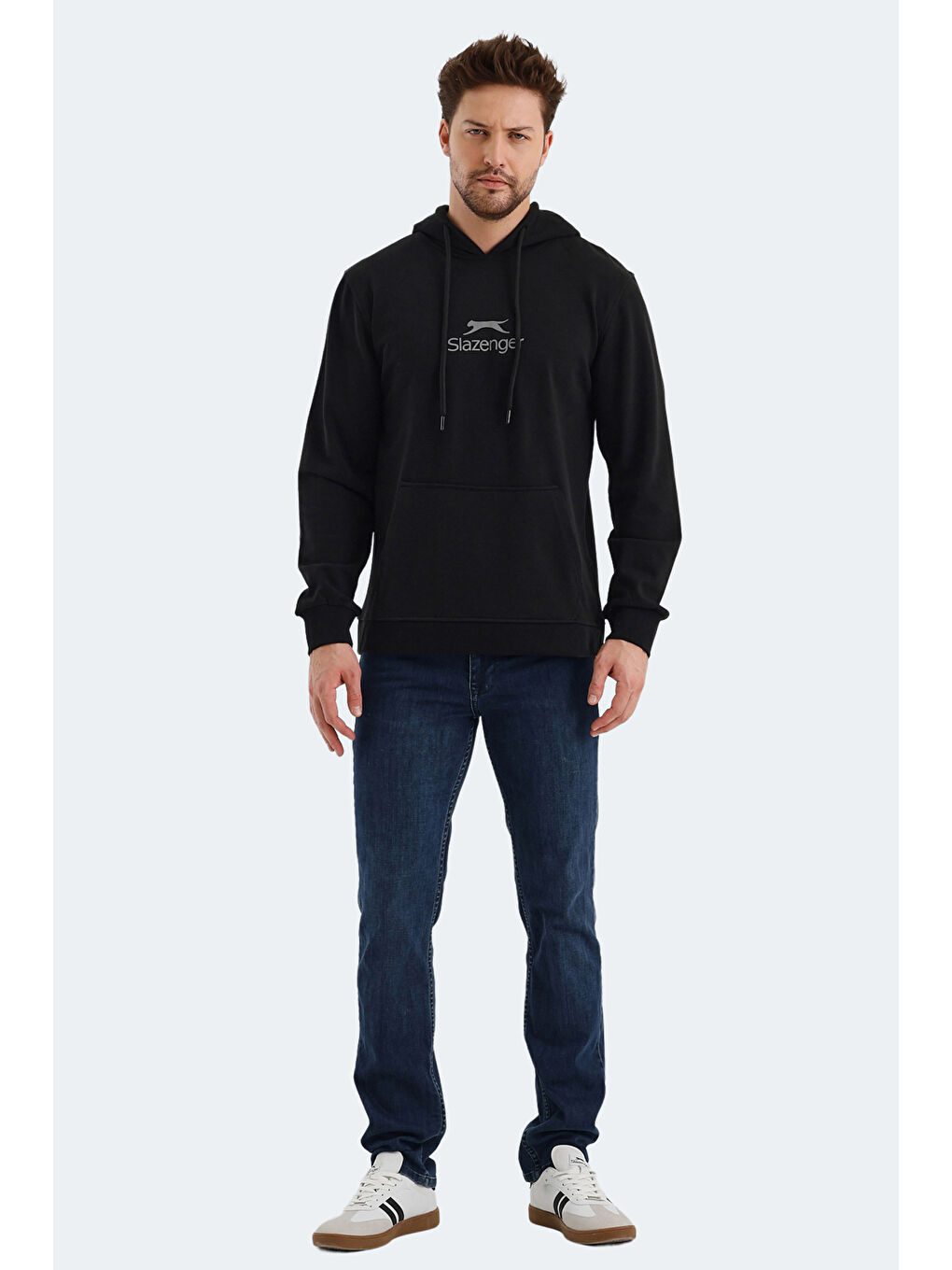 ONCA  Erkek Hoodie Siyah-6