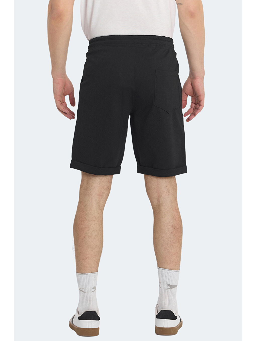 NOVA Erkek Cepli Siyah Şort-5