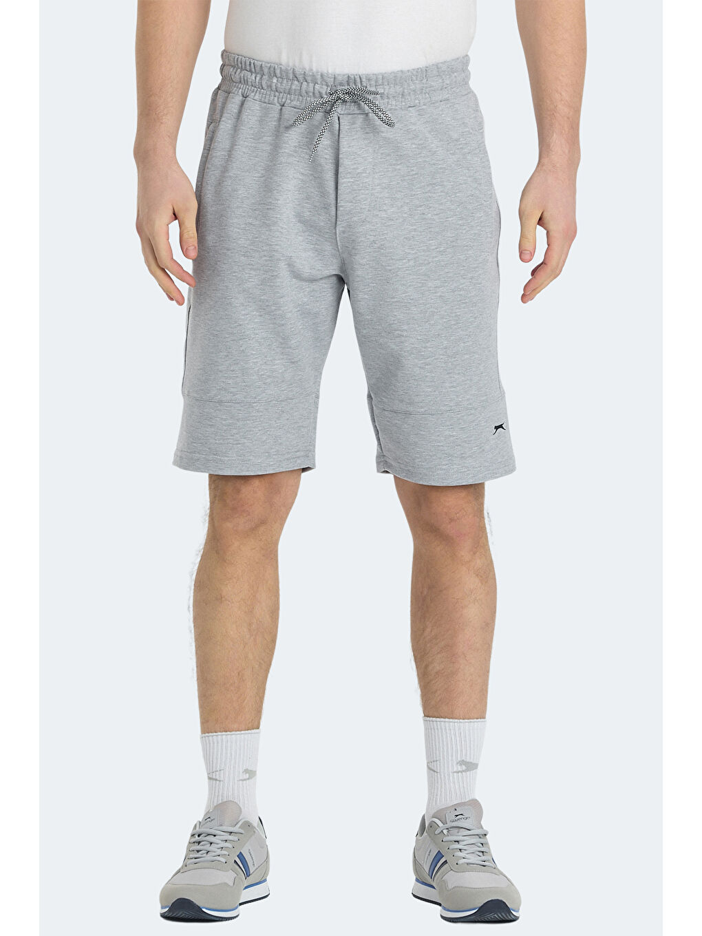 NORA Erkek Cepli Gri Şort-1