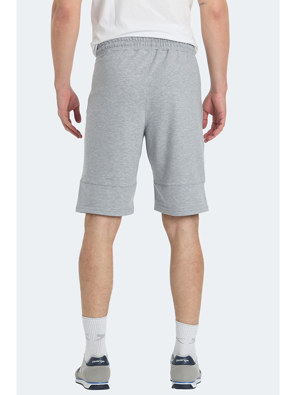 NORA Erkek Cepli Gri Şort-5