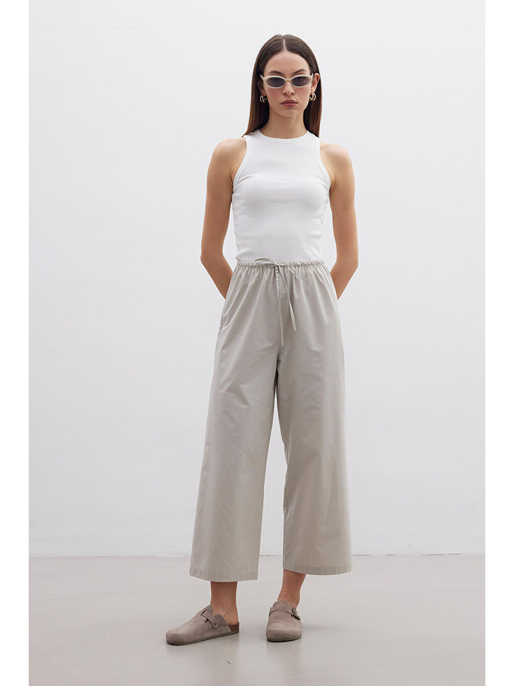 Bej Rahat Premıum Pantolon Taş-3