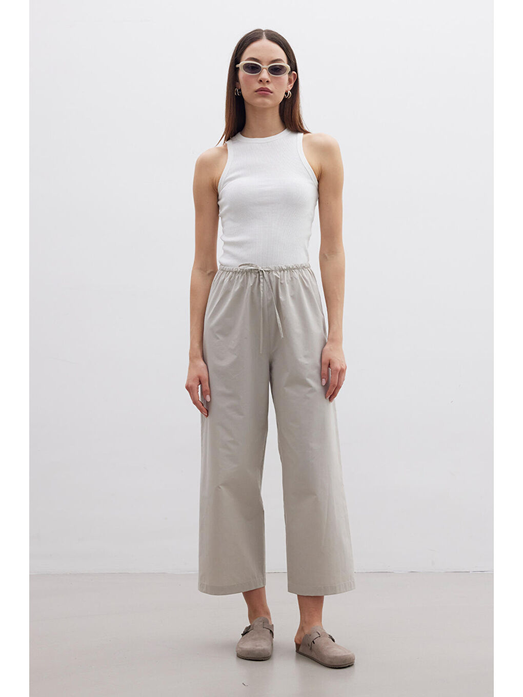 Bej Rahat Premıum Pantolon Taş-4