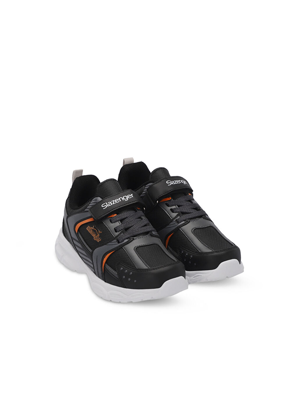 KENDALL Unisex Çocuk Cırt Cırtlı Siyah / Koyu Gri Günlük Spor Ayakkabısı-1