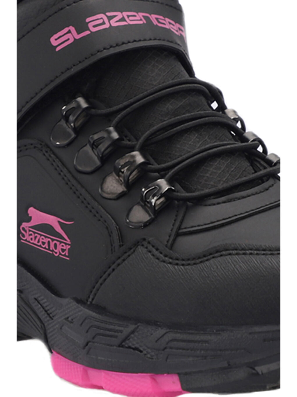 VALUABLE I Kız Çocuk Cırt Cırtlı Siyah / Fuşya Bot-3