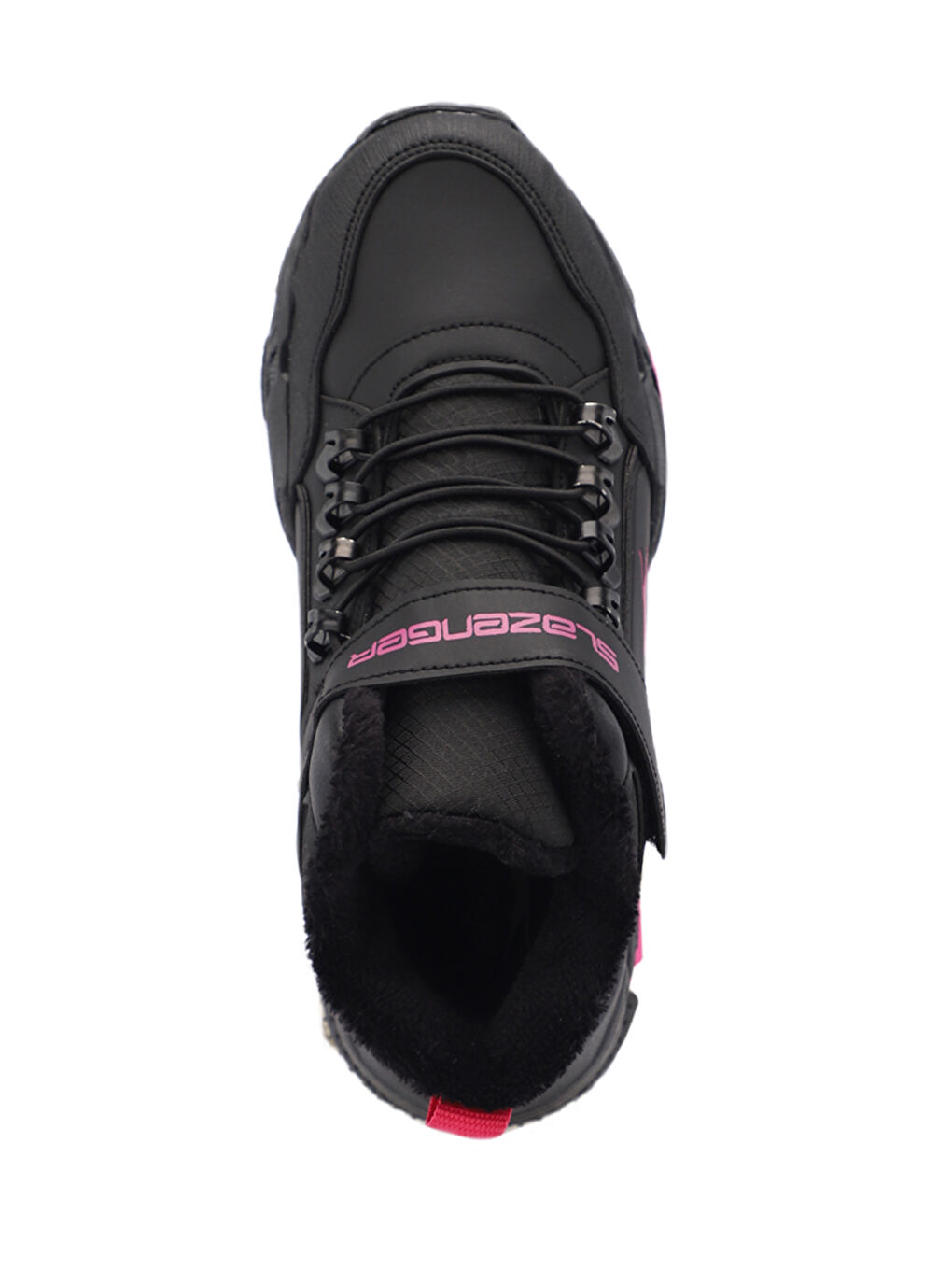 VALUABLE I Kız Çocuk Cırt Cırtlı Siyah / Fuşya Bot-4