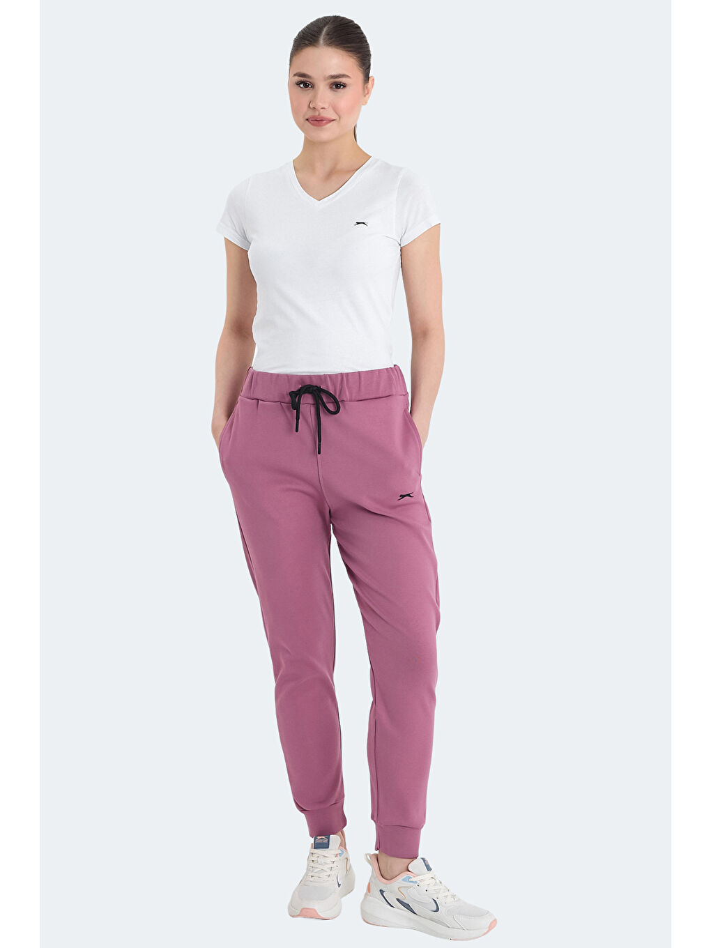 VETERAN RBN Kadın Cepli Pembe Eşofman Altı-1