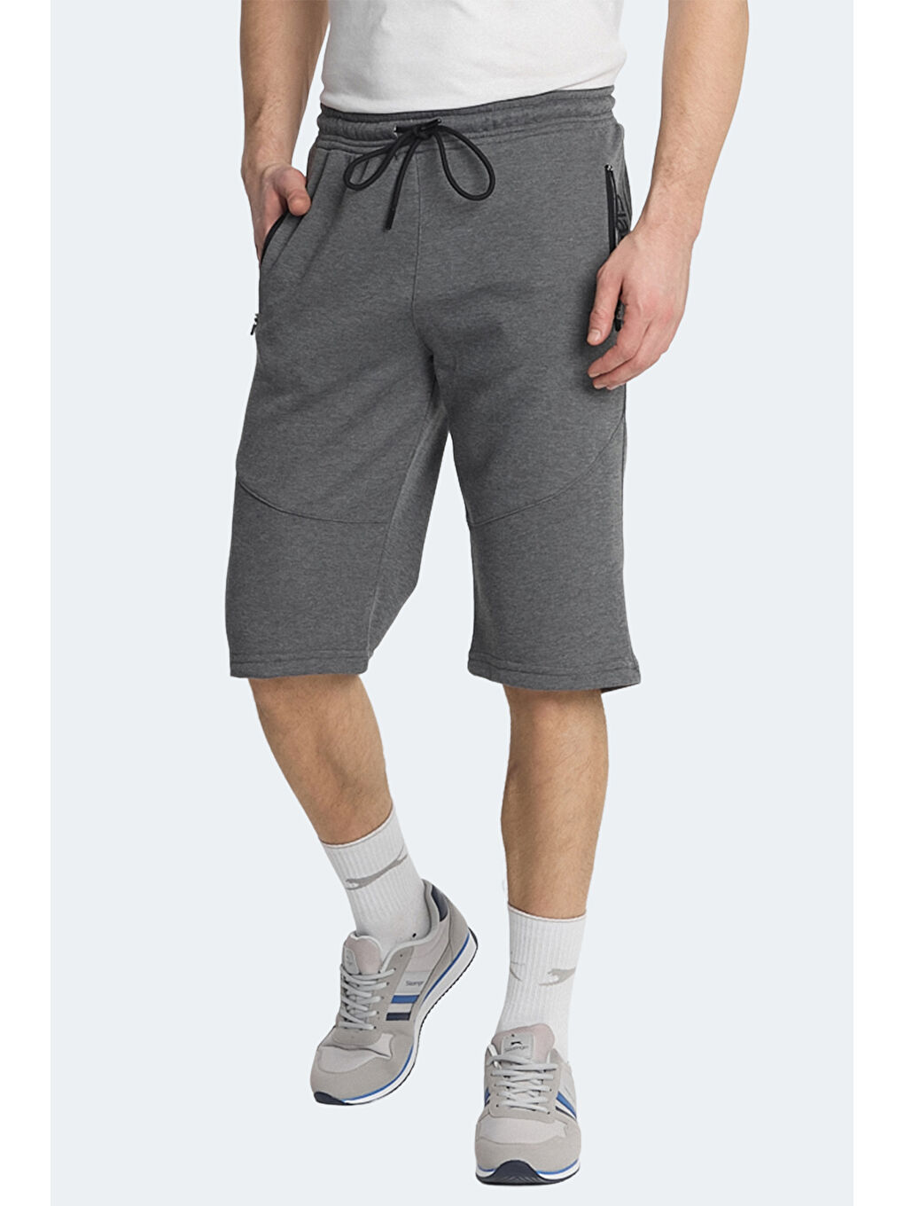 NATIVA Erkek Cepli Kapri Koyu Gri Şort