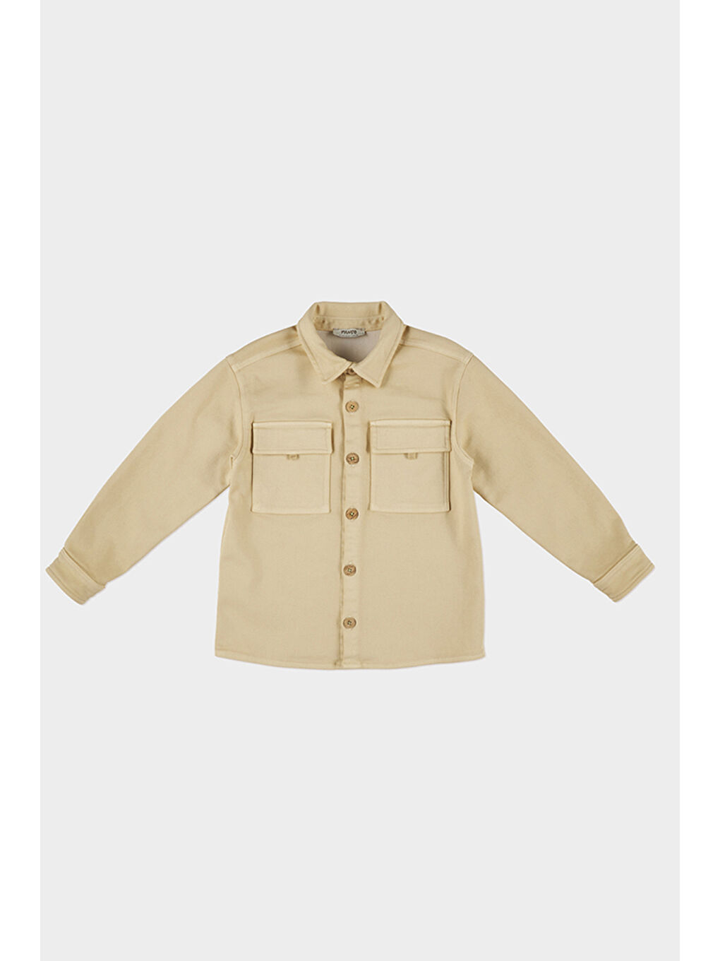 Erkek Çocuk Cep Detaylı Bej Ceket-2