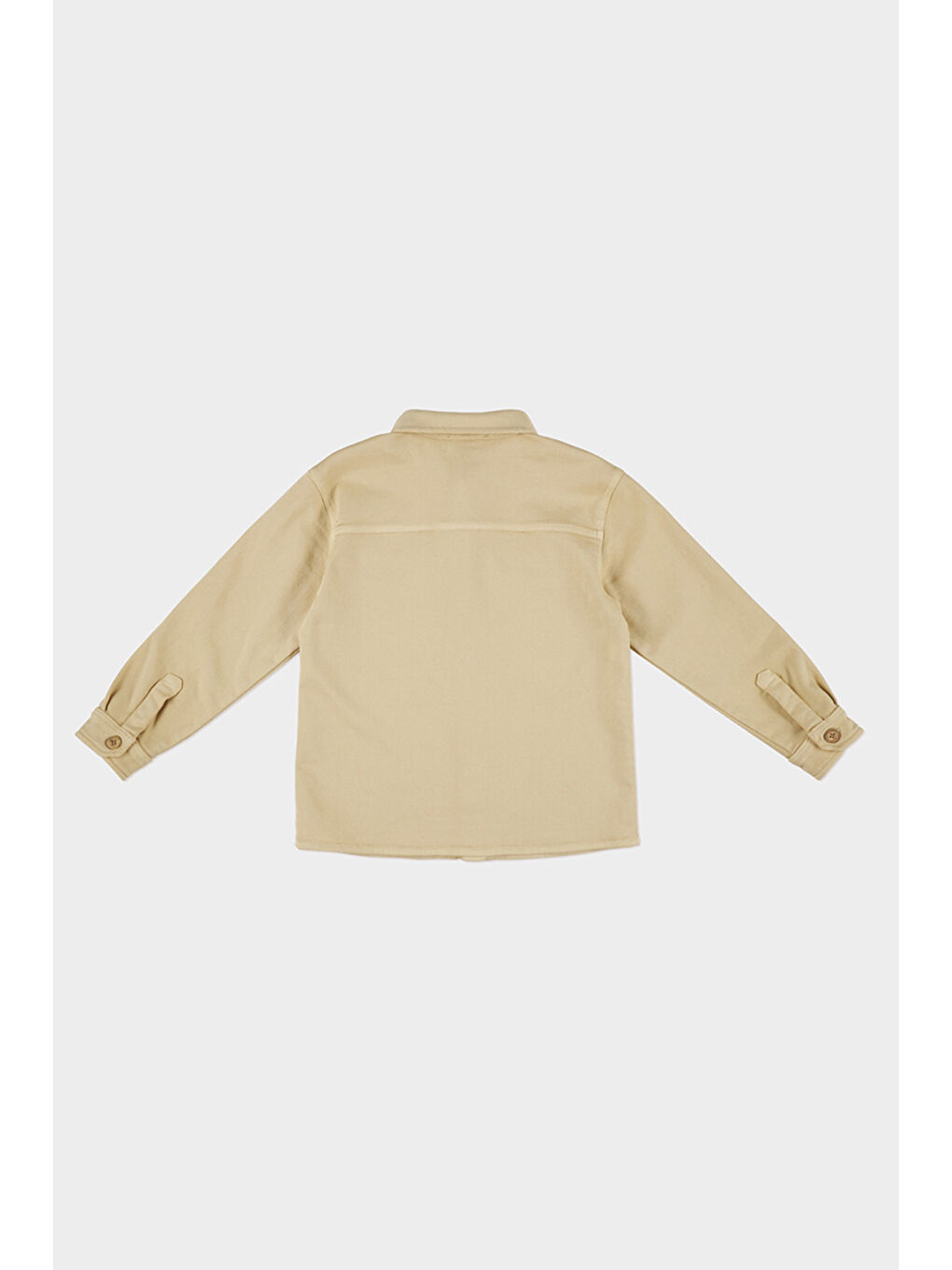 Erkek Çocuk Cep Detaylı Bej Ceket-4