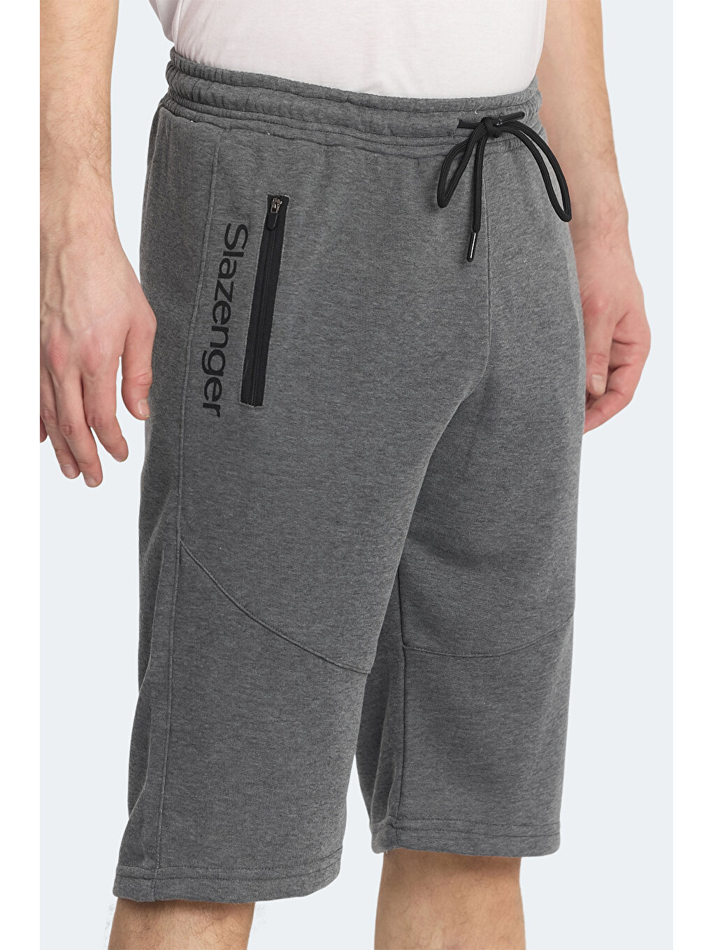 NATIVA Erkek Cepli Kapri Koyu Gri Şort-3