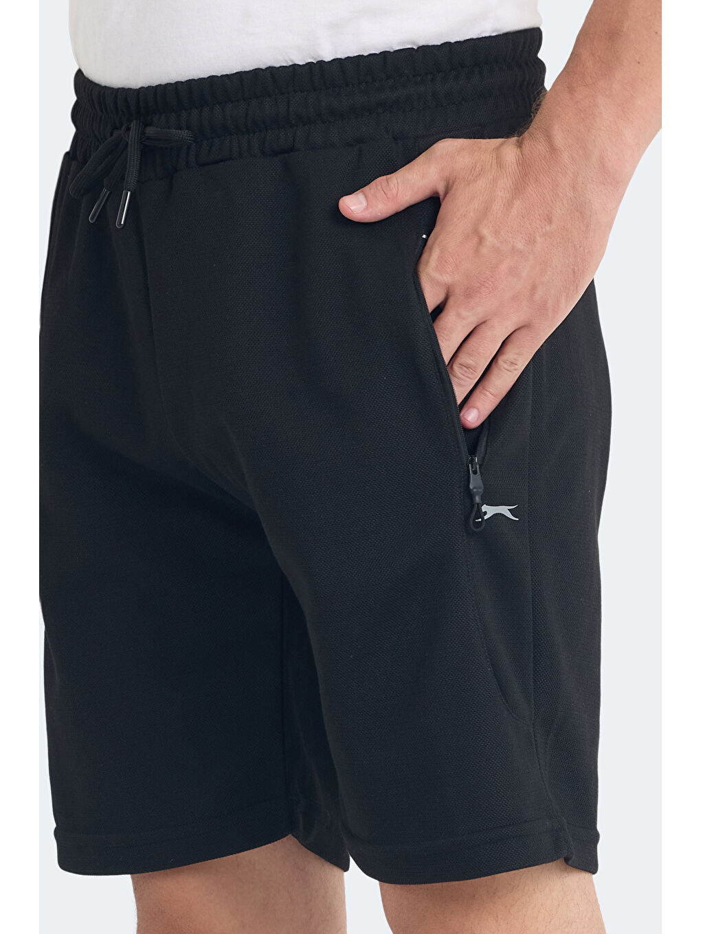 KANANI I Erkek Cepli Siyah Şort-3