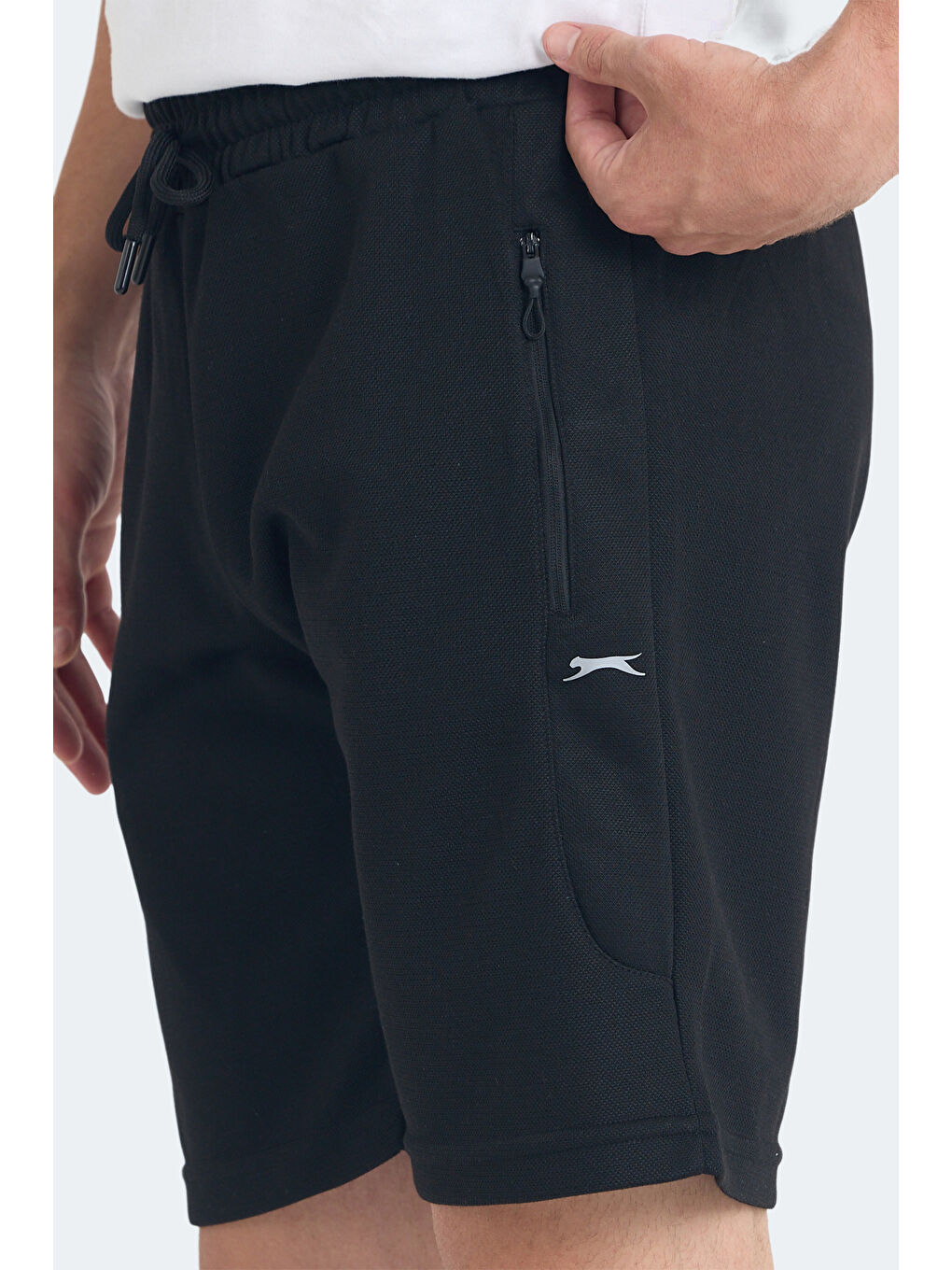 KANANI I Erkek Cepli Siyah Şort-5