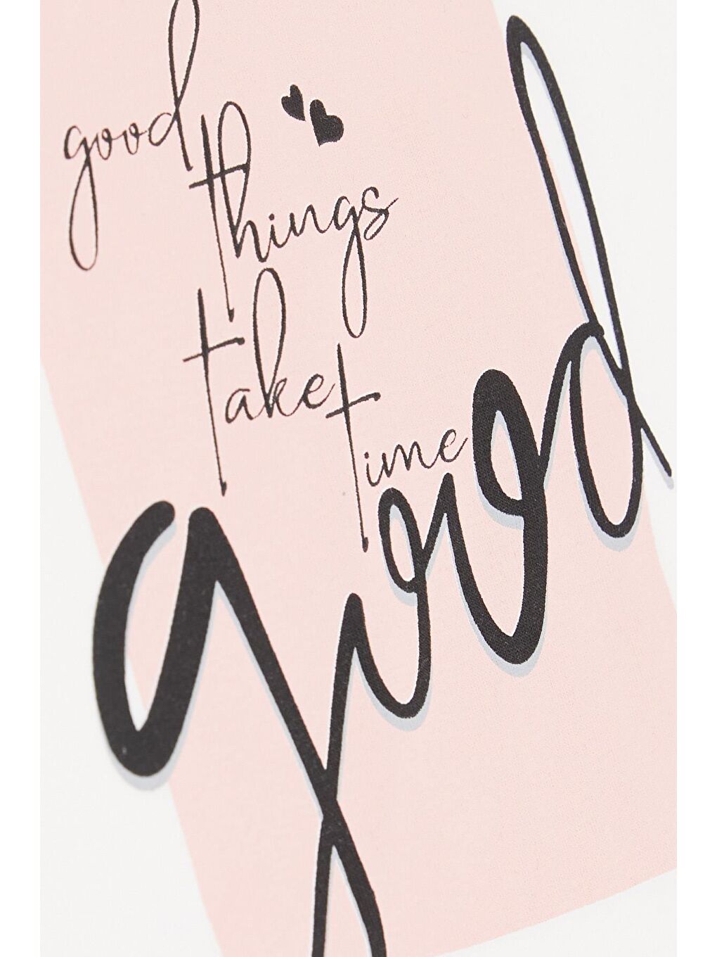 Kız Çocuk Crop Tişört Yazı Baskılı Yanları Yırtmaçlı Ekru (9-14 Yaş)-6